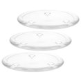 thumbnail image 4 of Raindrops 3 Pcs Pillar Glass Candlestick Tray Banquet 10.80X10.80X1.20CM, 4 of 8