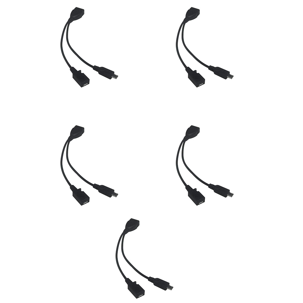 5Pack OTG Cable Adapter,2In1 Powered USB to USB Adapter(OTG Cable