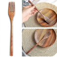 thumbnail image 5 of 15 Pcs Wooden Spoon Fork Knife Cutlery Set Wooden Dinner Utensil Set Kitchen Wooden Flatware Tablew, 5 of 5