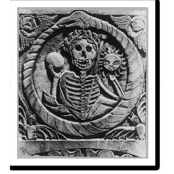 Historic Print, Detailed close-up of colonial tombstone: Susanna Jayne, Marblehead, Mass., 1776 -, 16" x 20"