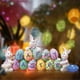 thumbnail image 1 of Decoraciones de mesa de Pascua, decoración de conejito de Pascua de primavera, lindas figuras de conejito de Pascua artesanales, decoración de conejito de Pascua de primavera, rendimiento confiable, 1 of 7