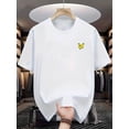 thumbnail image 2 of 1392 Ying Huang printed Men's T-shirt-comfortable and elastic, suitable for outdoor activities in summer. Street style elastic round neck T-shirt as a gift in summer., 2 of 6