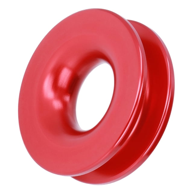 Anneau de Récupération, Anneau de Corde de Treuil Polyvalent à Haute Résistance à la Rupture pour VTT UTV Camion Marine Bateau Manilles Souples Rouge,Noir