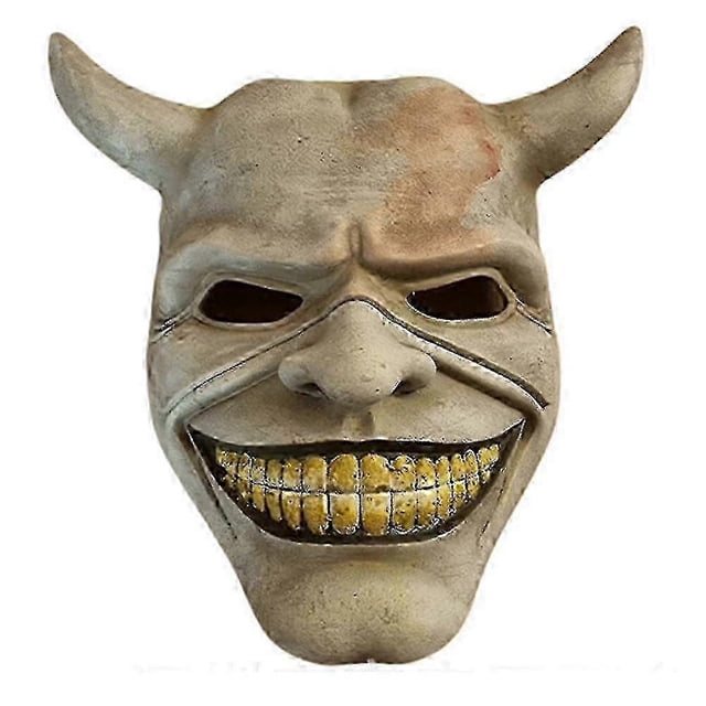 The Black Phone Grabber Latex Mask Halloween Cosplay Costume Scary Party Prop