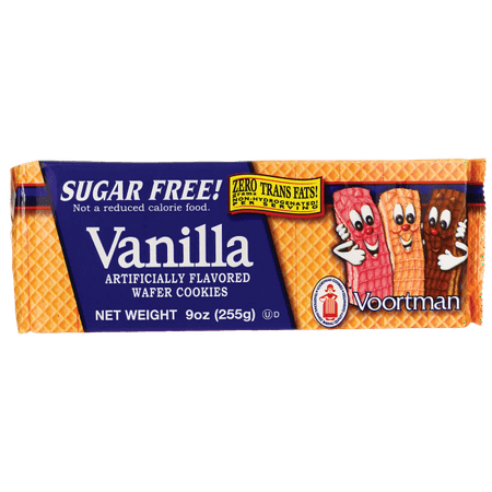 (2 Pack) Voortman Vanilla Wafer Cookies 9 oz (Best Brown Sugar Cookies)