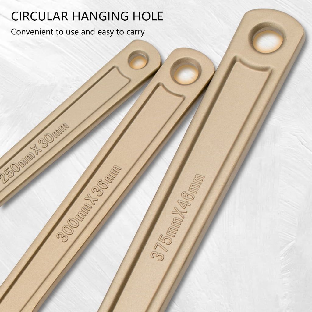 Aluminum Bronze NonSparking Adjustable Wrench for Hazardous Environment