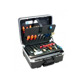 B&W International Jumbo 6700 Outdoor Tool Case with Pocket Tool Boards,  Black