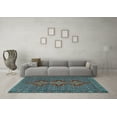 thumbnail image 3 of Ahgly Company Indoor Rectangle Persian Light Blue Traditional Area Rugs, 3' x 5', 3 of 4