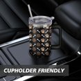 thumbnail image 7 of Stylish Dog Pattern Travel Mug - 40oz Leakproof Tumbler with Straw & Handle - Ideal Gift for Women Who Love Puppies, 7 of 7