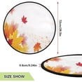 thumbnail image 2 of Coolnut Fall Music Score Christmas Tree Mats Waterproof Tree Skirt, Autumn Leaves Landscape Xmas Tree Stand Tray Mat Floor Protector Pad for Holiday Party Decoration, 28.3", 2 of 6