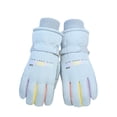 thumbnail image 1 of PMVFHDE Ski Gloves Womens Fashion Letter Warm Windproof Full Screen For Motorcycle, 1 of 3