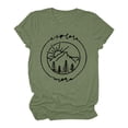 thumbnail image 1 of Gibobby Playera de Manga Corta Casual Suave Mujeres Casual Impresión Manga Corta Tops Blusa Cuello Redondo Casual Tee Túnica Camisas(Verde de menta,XL), 1 of 3