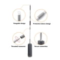 thumbnail image 4 of Suodoka 3‑Section Extendable Aluminium Dust Wand with Bendable Micro‑Fibre Head for Blinds, Ceiling Fans, Cars & Home Cleaning, 4 of 8