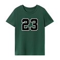 thumbnail image 2 of Camiseta para mujer con cuello redondo, camisetas transpirables de verano para desplazamientos, regalo para mujer XL, 2 of 7