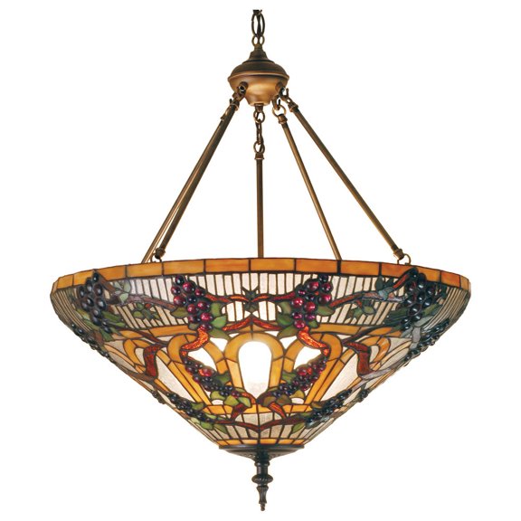 Meyda Tiffany 65651 3 Light 20" Wide Pendant - Tiffany Glass