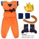 thumbnail image 1 of Trajes De Halloween Para Adultos Son Goku Cosplay Disfraz De Anime Superhéroes Mono De Pelo Negro Vestir, 1 of 4