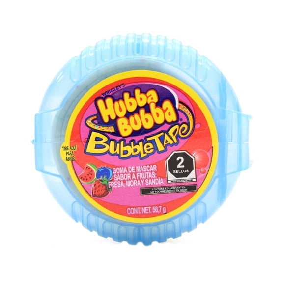 Goma de mascar Wrigleys Hubba Bubba sabor a frutas 56.7 g