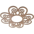 thumbnail image 2 of 28"OD x 9 5/8"ID x 3/8"T Cohen Wood Fretwork Pierced Ceiling Medallion, Wood (Paint Grade), 2 of 3