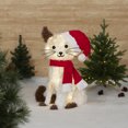 thumbnail image 2 of Holiday Time 22" Light-up Plush Cat, with 30 Warm White LED Lights, 2 of 4