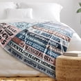 thumbnail image 4 of XZYG Wooden Blanket Gift for Wife Husband 5th Wedding Anniversary(40*50inch), 4 of 7