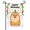 Garden Flag-3, variant on Hello Summer Welcome Garden Flag 12×18in Double Sided Cute Bichon Frise Beach Watermelon Palm Tree UV Protected Fade Resistant Weatherproof Decor For Outdoor Lawn Patio Yard