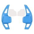 thumbnail image 1 of Steering Wheel Paddle Shifter Extensions For BMW F15 F25 F30 F31 Aluminium Blue, 1 of 12