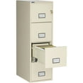 thumbnail image 2 of Phoenix 4-drawer Fire Safe Vertical File Cabinet for letter-sized documents, Off White, 2 of 5