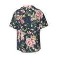 thumbnail image 2 of Disketp Men's Hawaiian Vintage Floral Print Shirts Button Down Holiday Beach Shirts-Small, 2 of 7