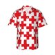 thumbnail image 1 of Balery Red Cross 1 Camisas hawaianas de manga corta para hombre, camisas playeras de corte holgado, camisas de vacaciones con botones,X-Large, 1 of 7