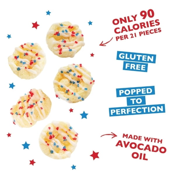 Drizzilicious USA 250th Anniversary Special Edition Birthday Cake Bites, 8 oz.