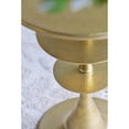 thumbnail image 2 of 15.5" Round Accent Table - Antique Brass, 2 of 5