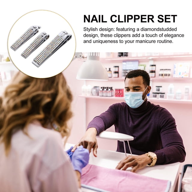 Nestingho Kit De Cortaúñas Con Protección Antisalpicaduras Y