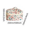 thumbnail image 4 of Maquillaje Flores Fragmentadas Acolchadas para Mujer Almacenamiento Portátil (bolsa Cosméticos), 4 of 9