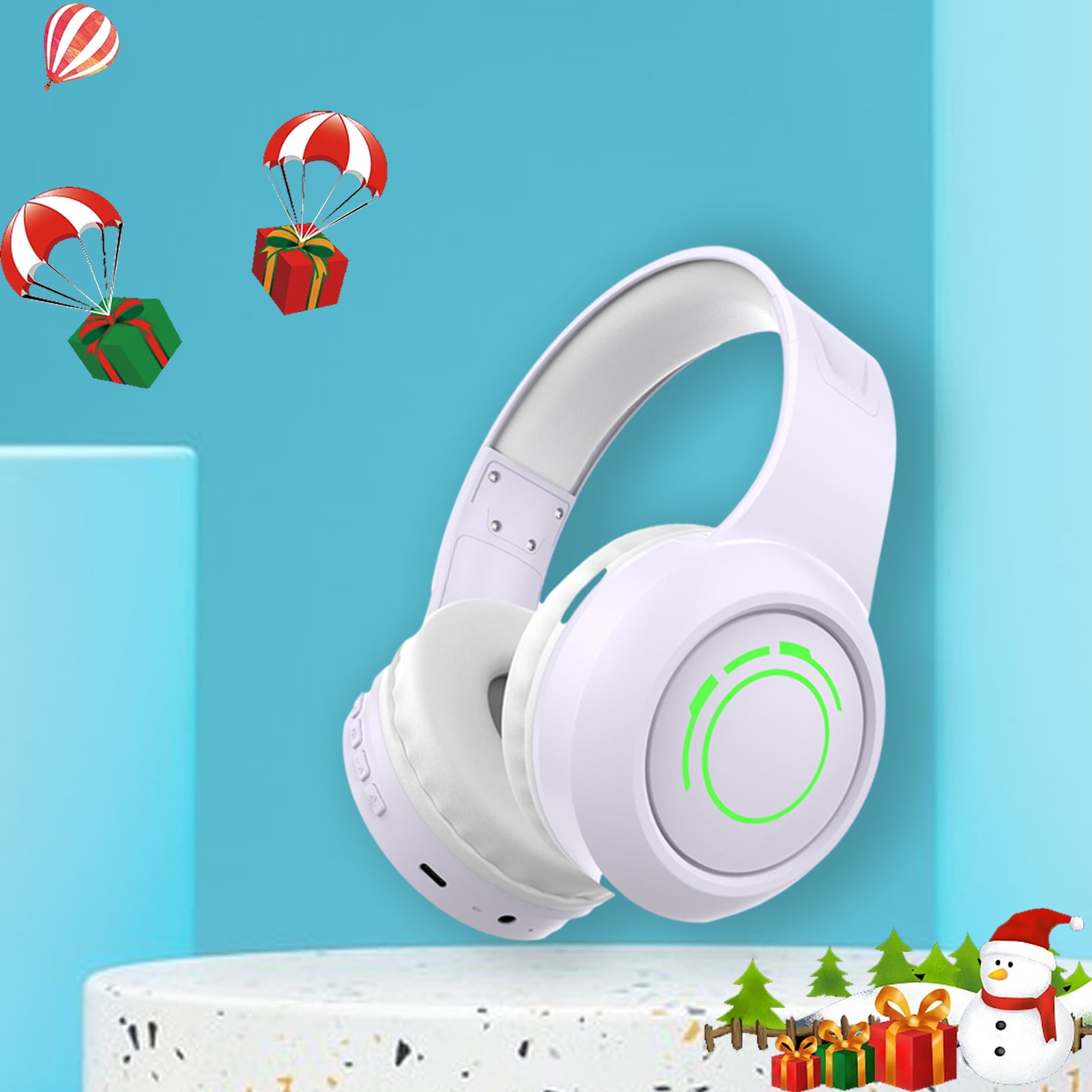 Kids Wireless Active Noise Cancelling Headphones, Bluetooth 5.4, 40H Playtime, Volume Limited 75/85/94dB, Type-C Fast Charging, Mic, Foldable for School/Travel/Airplane,White