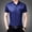 Blue, variant on Mens Casual Button Down Shirts Summer Business Short Sleeves Collar Tuxedo her's Day Tops Sportwear
