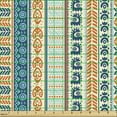 thumbnail image 2 of Ambesonne Tribal Fabric by the Yard Upholstery, Vintage Pattern, 1 Yard, Merigold Blue, 2 of 5