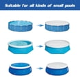 thumbnail image 2 of Solar Pool Cover, 3m Diameter Round Swimming Pool Cover Protector Easy Set and Frame Pools, Anti-Evaporation Swimming Pool Insulation Film Swimming Pool Cover, 2 of 7