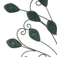 thumbnail image 3 of LuxenHome 29.5-Inch H Peacock Metal and Glass Outdoor Wall Decor, 3 of 5