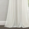 thumbnail image 4 of Lush Decor Dylin Flower Window Curtain Panel - Ivory - 40 X 84, 4 of 11
