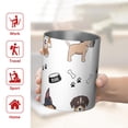 thumbnail image 5 of 12oz Coffee Tumblers Cute Dogs Stainless Steel Vacuum Insulated Travel Tumbler Coffee Cups Mug with Lid and Straw with Cleaning Brush for Cold & Hot Drinks, 5 of 5