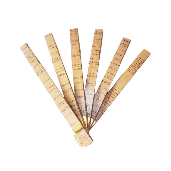 Regla de madera Zeluga 23-241, 1,6 cm x 1,8 m, ladrillo Mason