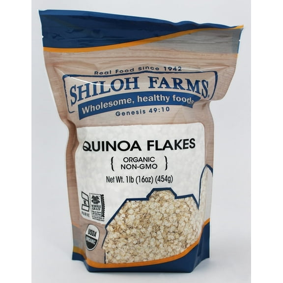 Shiloh Farms Organic Quinoa Flakes -- 16 oz Pack of 4