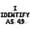 Black, variant on Letter Balloons - I IDENTIFY AS 49 16" Inch Alphabet Letters Foil Mylar Balloon 49th Birthday Party Banner (Green)