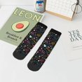 thumbnail image 7 of Fuzoiu I love you Mom Print Adult Socks, Crew Moisture-wicking Socks, Unisex Cushion Crew Socks,Casual Sports Ankle Socks, 7 of 7