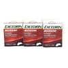 Excedrin Migraine Acetaminophen, Aspirin And Caffeine 3packs of 2Caplet- 3Pack