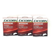Excedrin Migraine Acetaminophen, Aspirin And Caffeine 3packs of 2Caplet- 3Pack