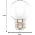 thumbnail image 4 of 5 bombillas LED E27 de luz cálida de 1 W, 100 lm, de bajo consumo, para decoración, AC220V-240V [Clase energética A+], 4 of 5
