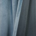 thumbnail image 4 of Cortinas Roslynwood de Terciopelo Azul Piedra 132x244 cm 2 Paneles, 4 of 8