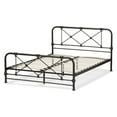 thumbnail image 4 of Baxton Studio Beatrice Queen Metal Bed in Black, 4 of 8