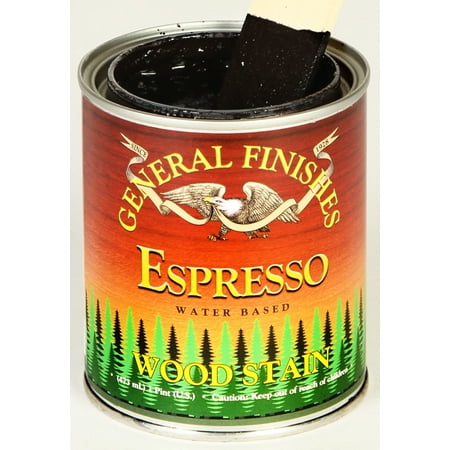 General Finishes Water Based Wood Espresso Stain, Quart